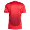 Camisola Manchester United Criança 1º Equipamento 2024-25 Manga Curta